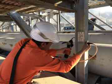 Ariyan Offshore / Inspection & thickness measurment/ pars port 