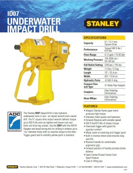 STANLEY UNDERWATER IMPACT DRILL-ID07