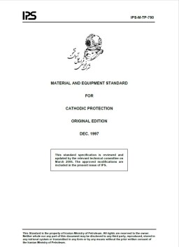 IPS-M-TP-750 MATERIAL & EQUIPMENT STANDARRD FOR CATHODIC PROTECTION