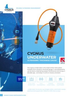 cygnus 1 ultrasonic thickness gauge manual